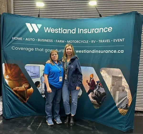 Canadian Country Expo two Westland staff at booth