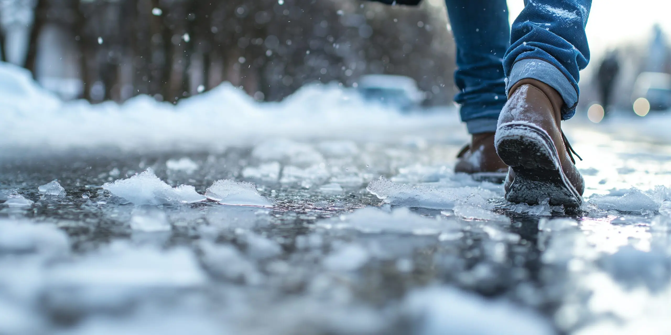 sued for not clearing sidewalk