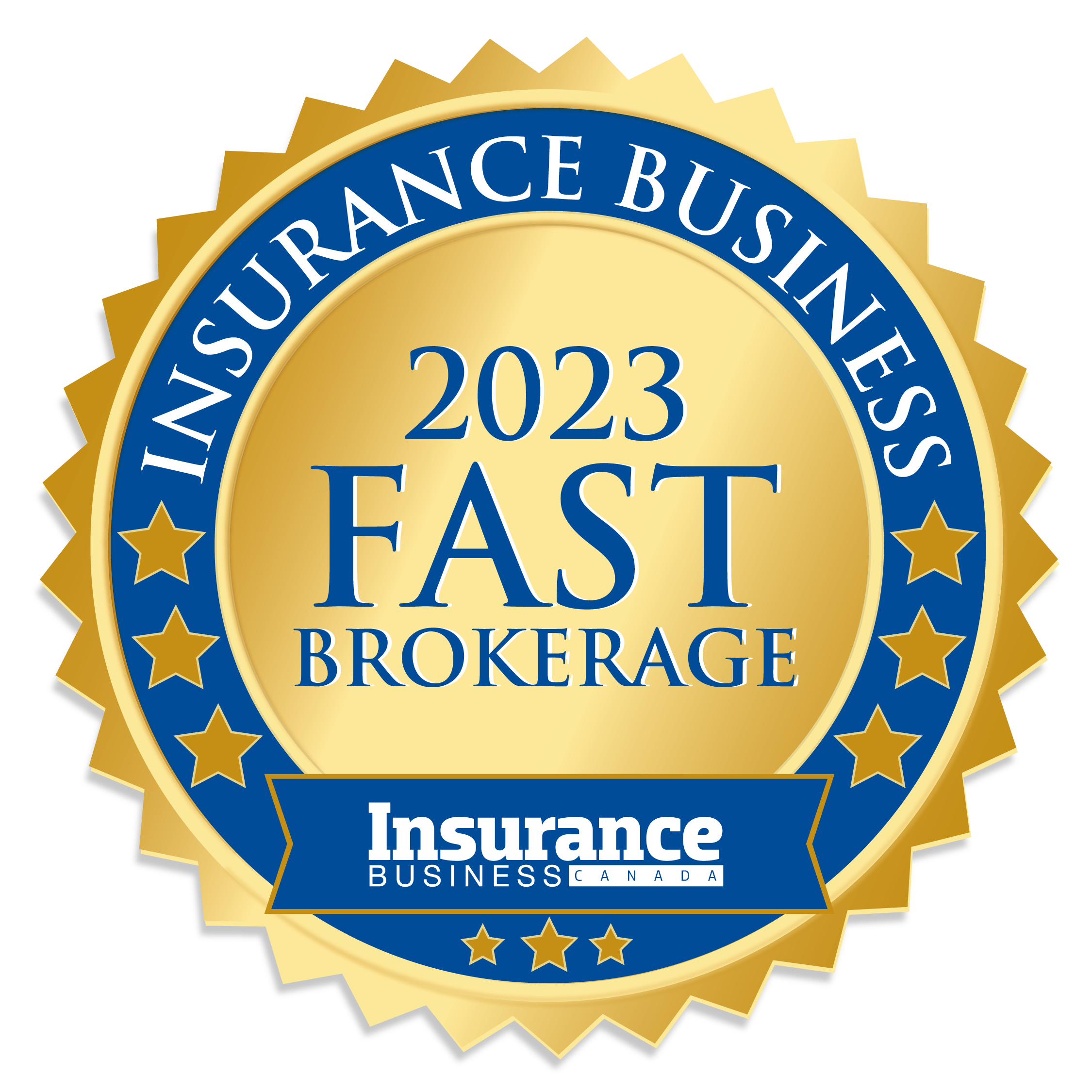 Insurance Business Canada Awards 2023 Medal for FAST Brokerage