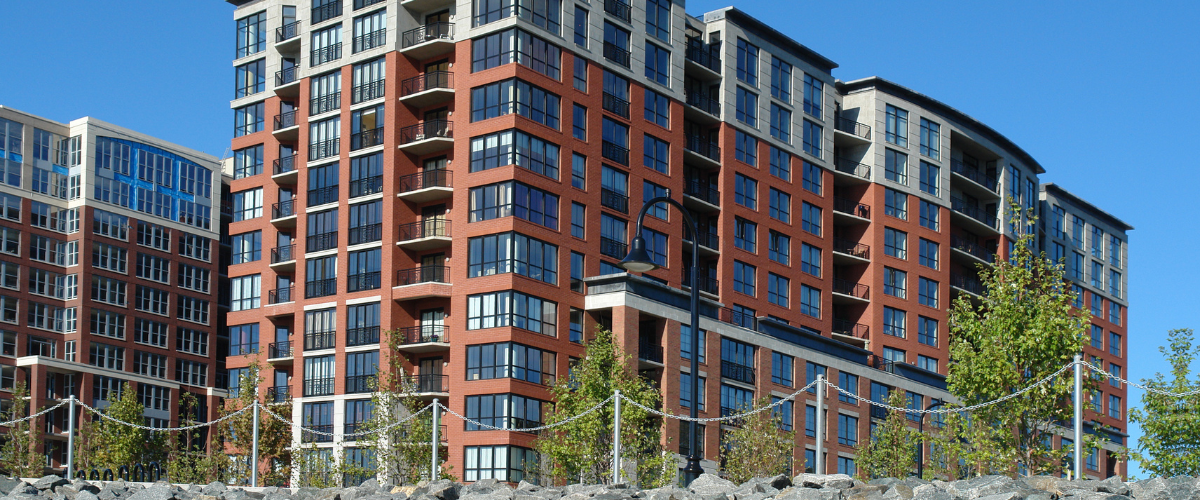 condominium building.